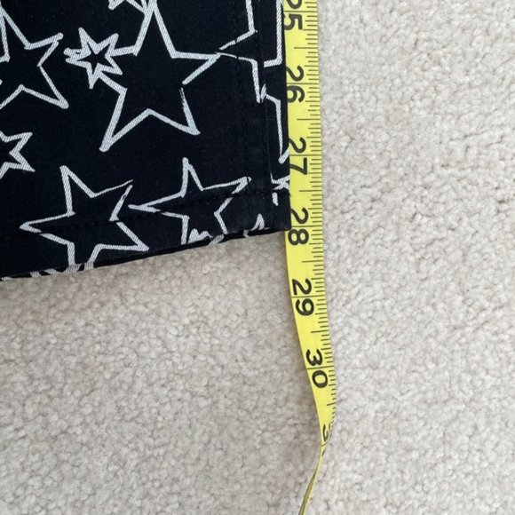 Blackheart Hot Topic White Star Skinny Jeans 11 - Picture 9 of 12